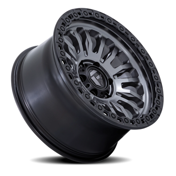 Fuel Rincon SBL FC857AB Wheels - Matte Gunmetal / Matte Black Lip