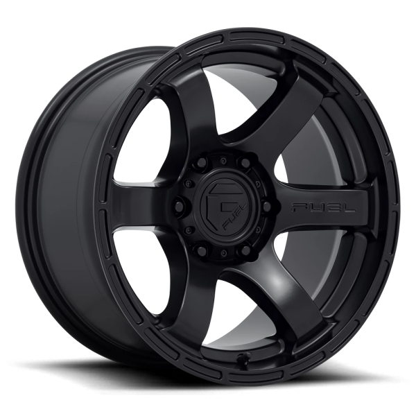 FUEL 1PC D766 SATIN BLACK - 18X9 - 6X120 BP, 1MM Offset (1 Wheel)