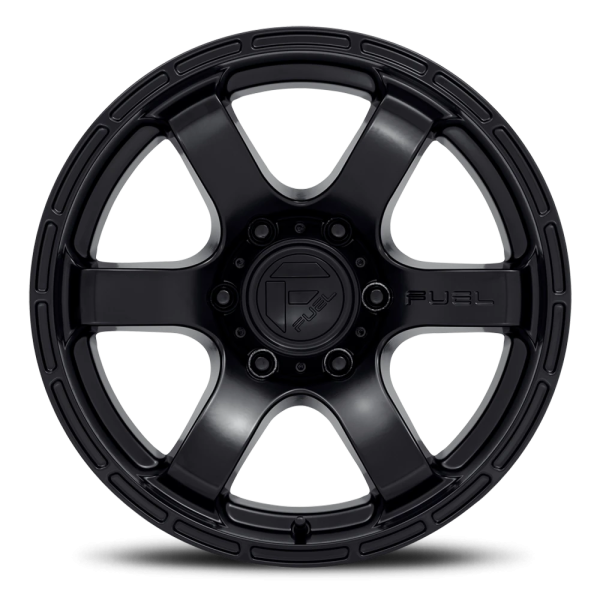FUEL 1PC D766 SATIN BLACK - 18X9 - 6X120 BP, 1MM Offset (1 Wheel)