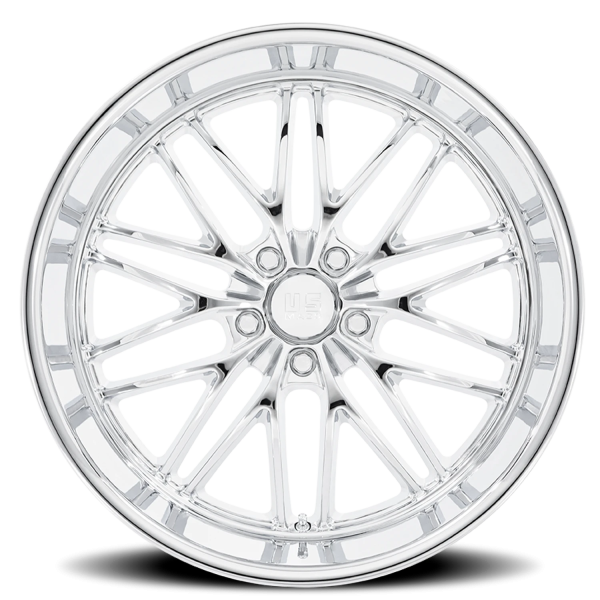 US Mags U140 Santa Cruz Wheel - 20x8.5 Chrome Rim (5x127 Bolt Pattern, +6mm Offset, 78.1mm Hub)