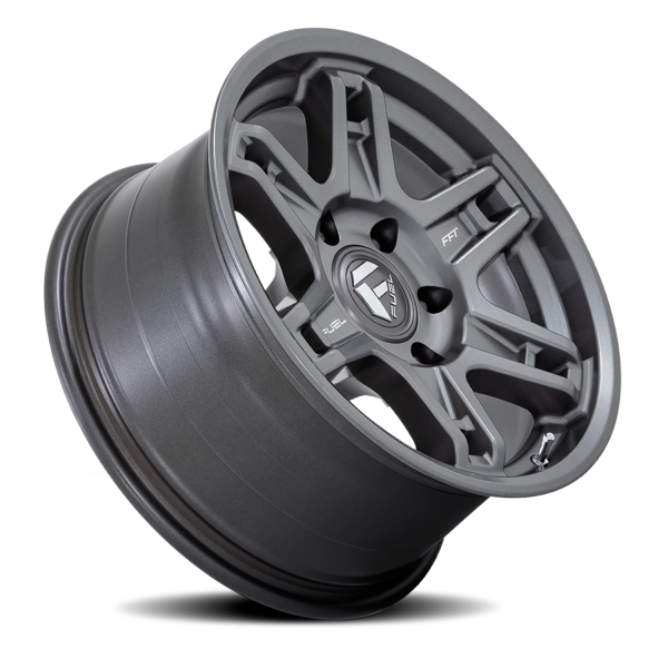 FUEL 1PC D838 MATTE GUNMETAL - 17X8.5 - 5X5.0 BP, -15MM Offset (1 Wheel)