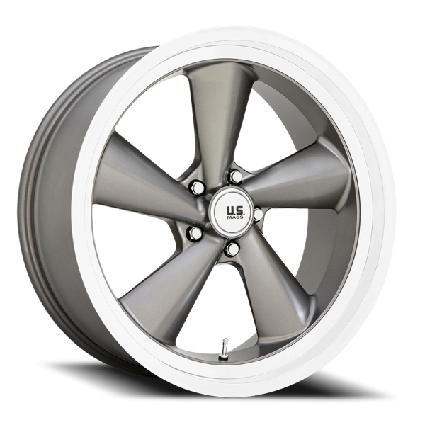 US Mags U137 TS Wheel - 22x10.5 Anthracite w/ Diamond Cut Lip Rim (5x127 Bolt Pattern, 0mm Offset...