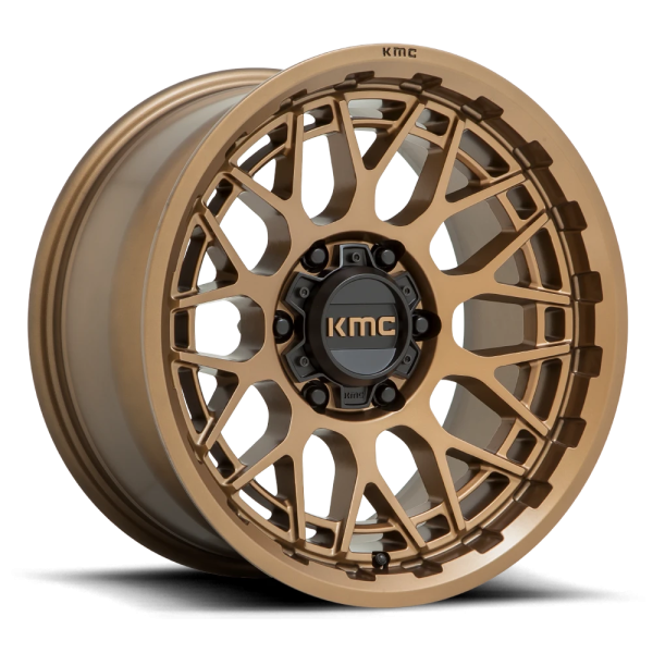 KMC KM722 Technic Wheel - 18x9 Matte Bronze Rim (5x127 Bolt Pattern, 0mm Offset, 71.5mm Hub)