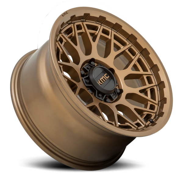 KMC KM722 Technic Wheel - 18x9 Matte Bronze Rim (5x127 Bolt Pattern, 0mm Offset, 71.5mm Hub)