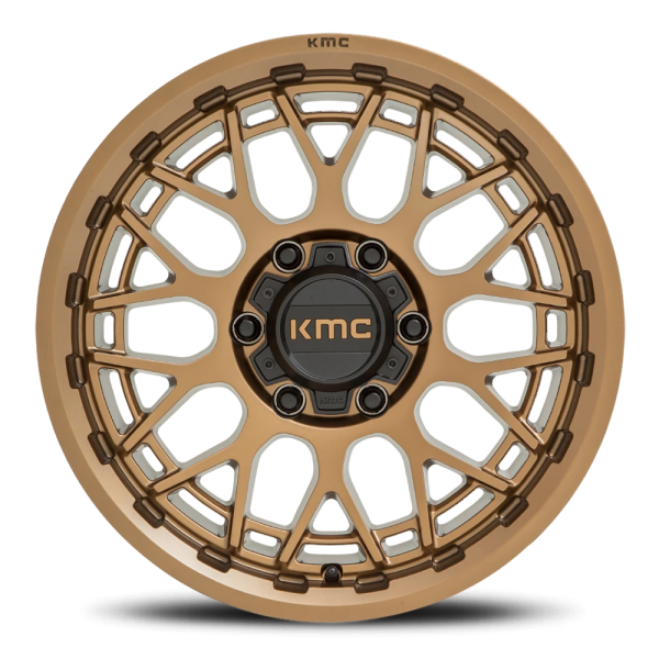 KMC KM722 Technic Wheel - 18x9 Matte Bronze Rim (5x127 Bolt Pattern, 0mm Offset, 71.5mm Hub)