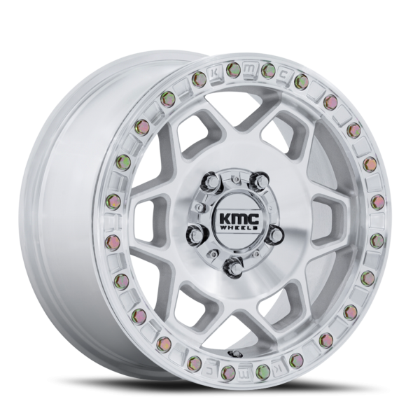 KMC UTV Torx Beadlock UTV KS241 Wheels - Machined Silver