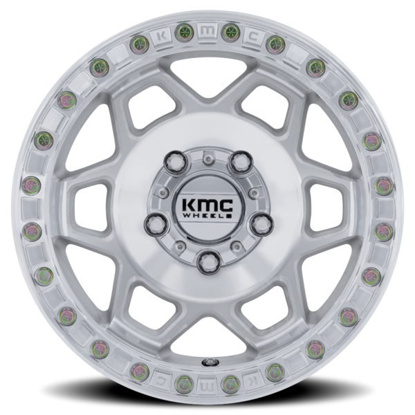 KMC UTV Torx Beadlock UTV KS241 Wheels - Machined Silver