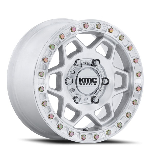 KMC UTV Torx Beadlock UTV KS241 Wheels - Machined Silver