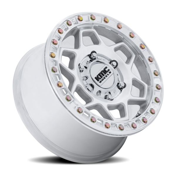 KMC UTV Torx Beadlock UTV KS241 Wheels - Machined Silver