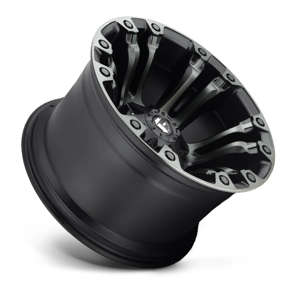 FUEL 1PC D569 MATTE BLACK DOUBLE DARK TINT - 18X9 - 6X135/5.5 BP, 19MM Ofs 1 Whl