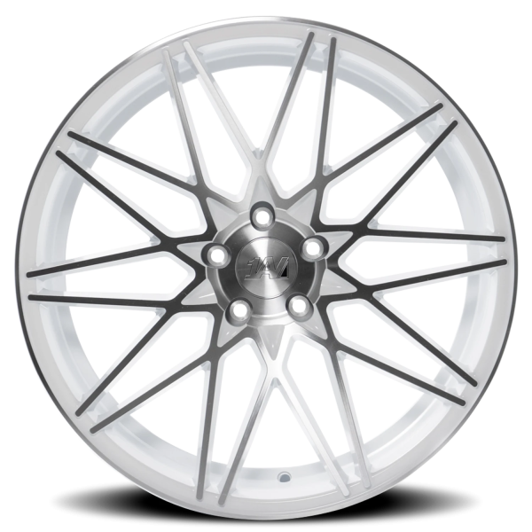 Axe ZX4 Wheel - 22x9 White Rim (5x120 Bolt Pattern, +20mm Offset, 74.1mm Hub)