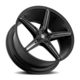 Asanti Black Label ABL-22 Alpha 5 Wheel - 20x8.5 Gloss Black w/ Milled Rim (5x120 Bolt Pattern, +...