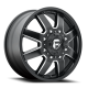 FUEL 1PC D538 MATTE BLACK MILLED - 24X8.25 - 8X210 BP, 105MM Offset (1 Wheel)