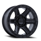KMC KM551 Outrun Wheel - 17x8.5 Matte Black w/ Gloss Black Lip Rim (5x127 Bolt Pattern, -10mm Off...