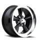 US Mags U107 Standard Wheel - 18x9 Gloss Black Rim (5x120.65 Bolt Pattern, +7mm Offset, 72.56mm H...
