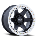 KMC KM238 VI Beadlock Wheel - 17x9 Satin Black w/ Machined Ring Rim (5x127 Bolt Pattern, -12mm Of...